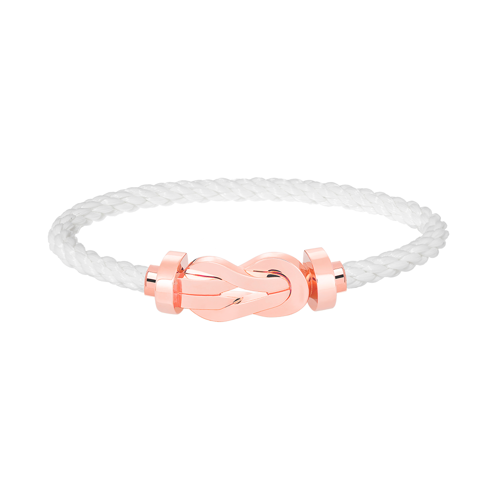 [AuraEcho Jewelry]CHANCE LARGE 8 FIGURE BUCKLE NO DIAMOND BRACELET ROSE GOLD