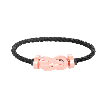 [AuraEcho Jewelry]CHANCE LARGE 8 FIGURE BUCKLE NO DIAMOND BRACELET ROSE GOLD