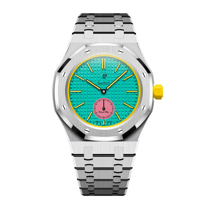 [AuraEcho]Royal Oak Pop Exclusive Steel Case & Strap Full‑wrap Embedded Watch Band (AP6013A)