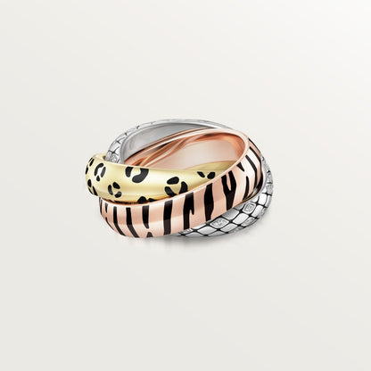 [AuraEcho] TRINITY  RING LEOPARD PRINT