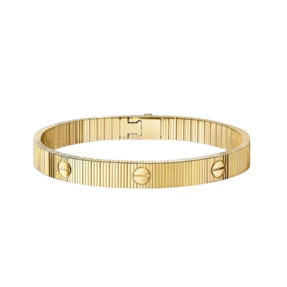 [AuraEcho]Love & Juste Statement Bracelet Trio Stack Set
