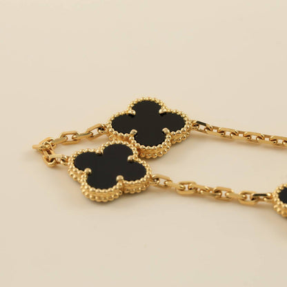[AuraEcho]Clover 5 Motifs  Duo Bracelet Stack Set