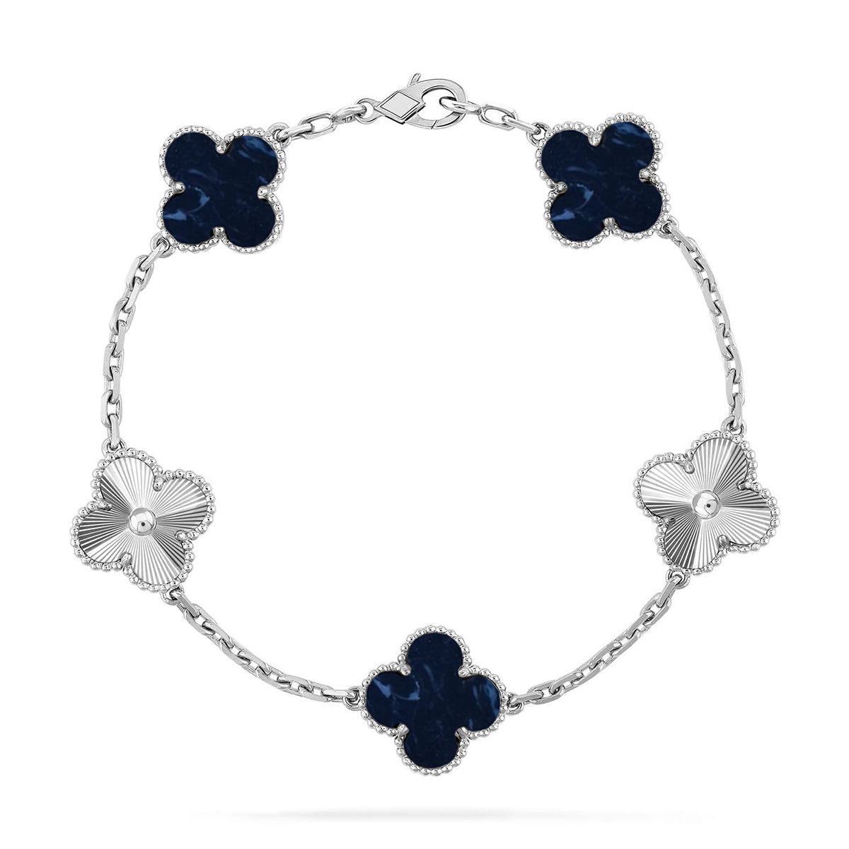 [Auraecho]CLOVER 5 MOTIF PIETERSITE BRACELET COLLECTION