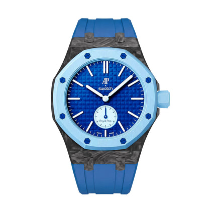 [AuraEcho]Royal Oak Pop Exclusive Carbon‑fiber Case & Silicone Strap