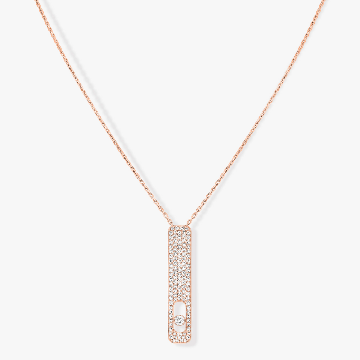 [AuraEcho]MY FIRST DIAMOND PAVED NECKLACE