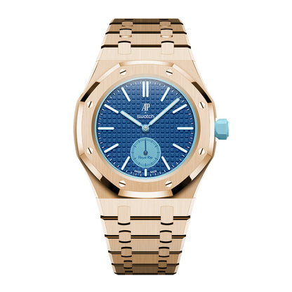 [AuraEcho]Royal Oak Pop Exclusive Steel Case & Strap Full‑wrap Embedded Watch Band (AP6013A)