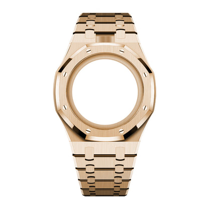 [AuraEcho]Royal Oak Pop Exclusive Steel Case & Strap Full‑wrap Embedded Watch Band (AP6013A)