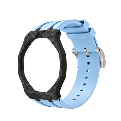 [AuraEcho]Royal Oak Pop Exclusive Carbon‑fiber Case & Silicone Strap
