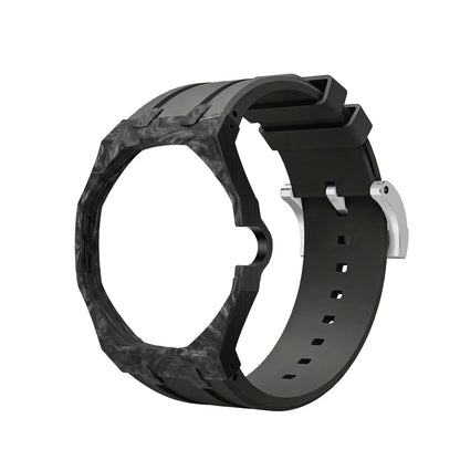 [AuraEcho]Royal Oak Pop Exclusive Carbon‑fiber Case & Silicone Strap