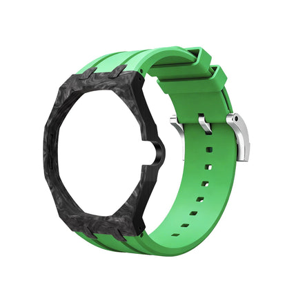 [AuraEcho]Royal Oak Pop Exclusive Carbon‑fiber Case & Silicone Strap