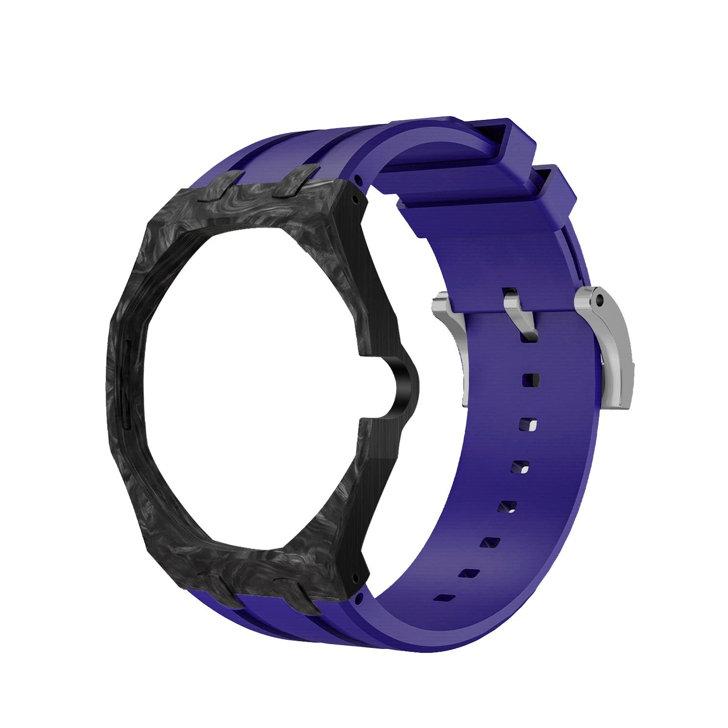 [AuraEcho]Royal Oak Pop Exclusive Carbon‑fiber Case & Silicone Strap