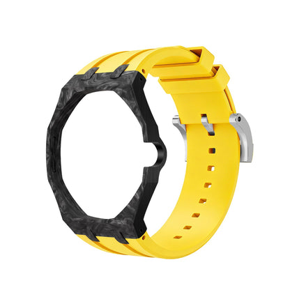 [AuraEcho]Royal Oak Pop Exclusive Carbon‑fiber Case & Silicone Strap