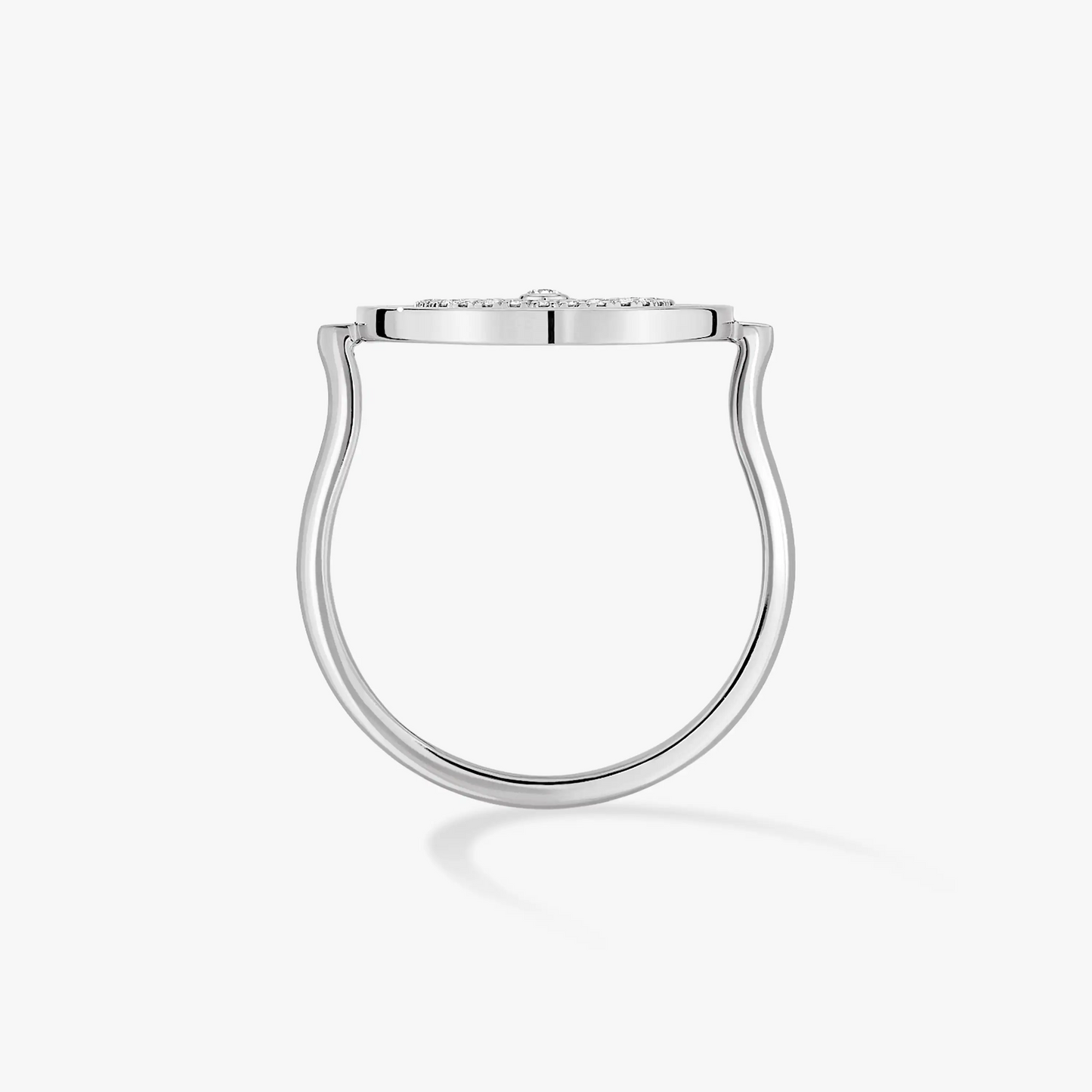 [AuraEcho]LUCKY MOVE PAVED SILVER DIAMOND RING