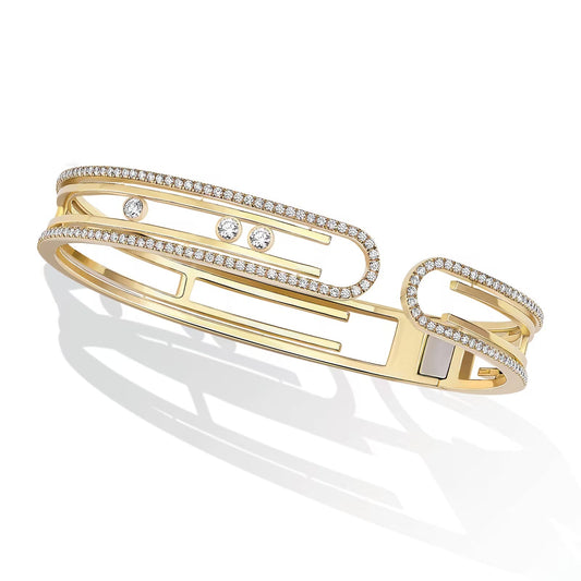 [AuraEcho]MOVE 10TH PAVED DIAMOND BRACELET