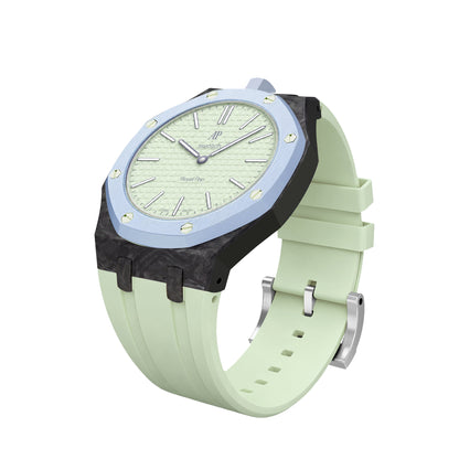 [AuraEcho]Royal Oak Pop Exclusive Carbon‑fiber Case & Silicone Strap
