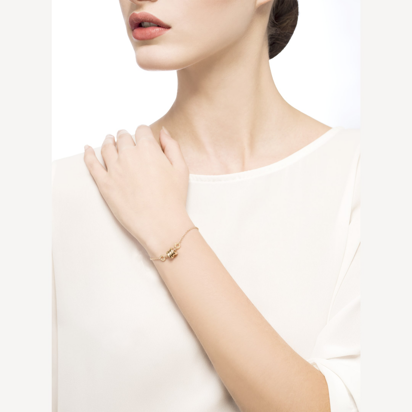 [AuraEcho Jewelry]ZERO 1 SOFT GOLD BRACELET