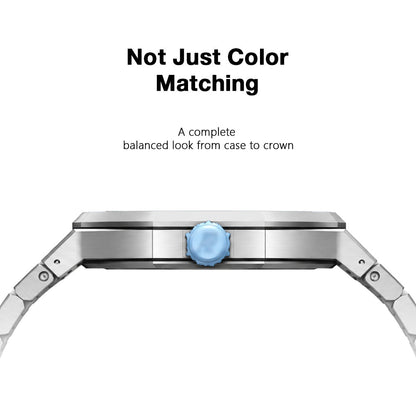 [AuraEcho]Royal Oak Pop Exclusive Steel Case & Strap Full‑wrap Embedded Watch Band (AP6013A)
