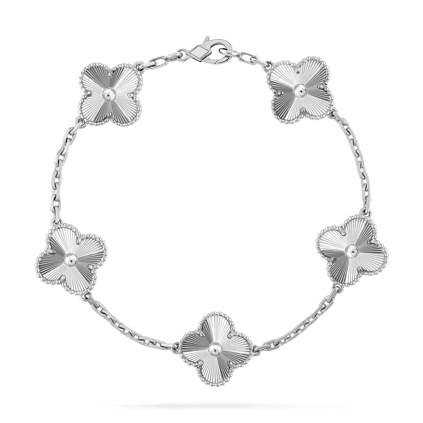 [Auraecho] CLOVER 5 MOTIF LASER BRACELET COLLECTION
