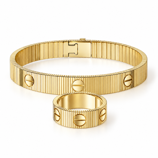 [AuraEcho]Love Unlimited Bracelet & Ring Set