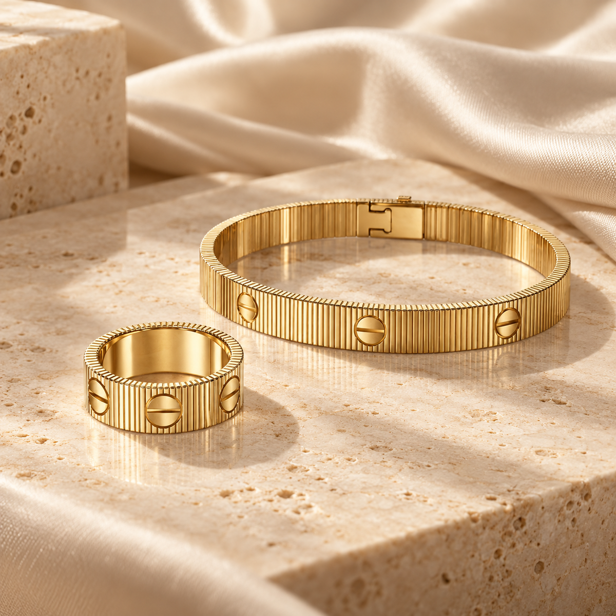 [AuraEcho]Love Unlimited Bracelet & Ring Set