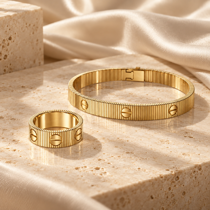 [AuraEcho]Love Unlimited Bracelet & Ring Set
