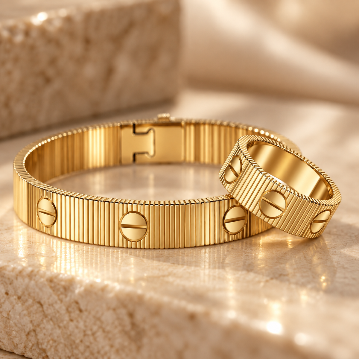 [AuraEcho]Love Unlimited Bracelet & Ring Set