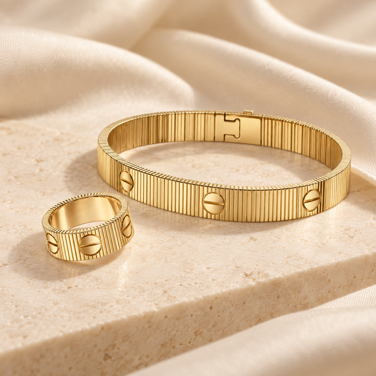 [AuraEcho]Love Unlimited Bracelet & Ring Set