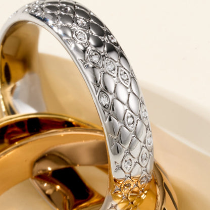 [AuraEcho] TRINITY  RING LEOPARD PRINT