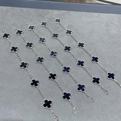 [Auraecho]CLOVER 5 MOTIF PIETERSITE BRACELET COLLECTION
