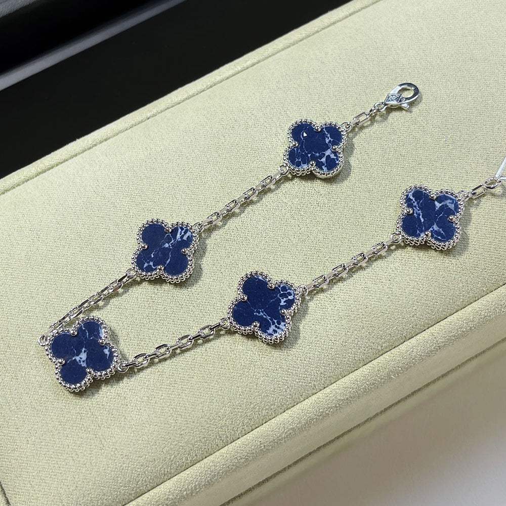 [Auraecho]CLOVER 5 MOTIF PIETERSITE BRACELET COLLECTION