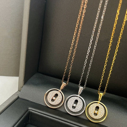 [AuraEcho]LUCKY MOVER PM PAVED NECKLACE