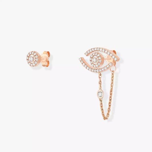 [AuraEcho]Lucky Eye Diamond Earrings