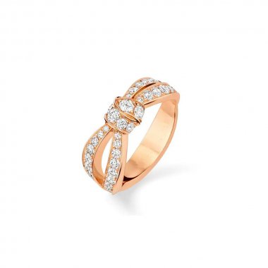 [AuraEcho Jewelry]LIENS PINK GOLD DIAMOND RING