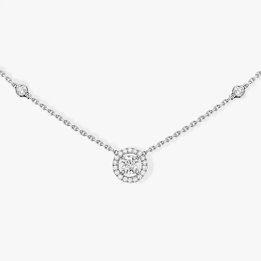 [AuraEcho]Diamond Necklace 0,20ct Brilliant Shape Joy