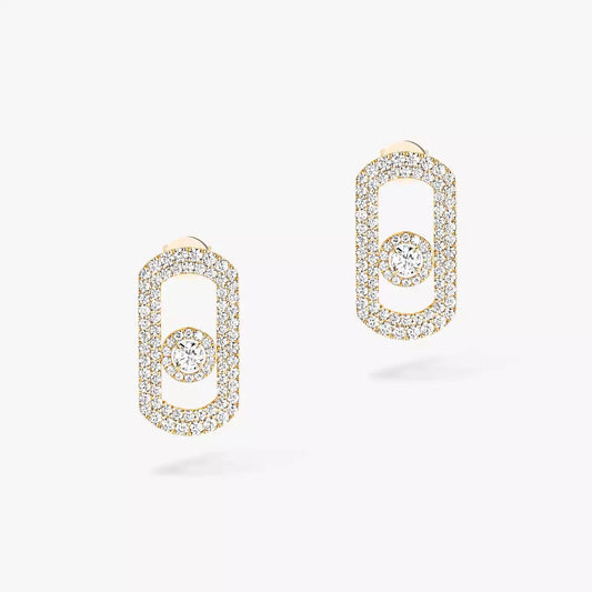 [AuraEcho]So Move Pave_-Set Diamond Earrings in Silver