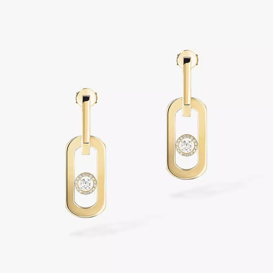[AuraEcho] So Move XL Diamond Hoop Earring