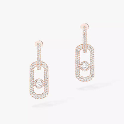 [AuraEcho]So Move XL Pave_-Set Diamond Pendant Earrings