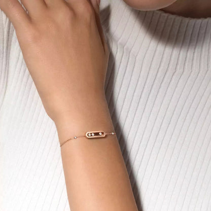 [AuraEcho]Baby Move Diamond Bracelet
