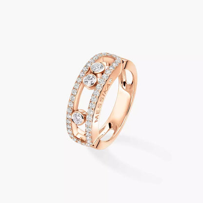 [AuraEcho] Move Gold Diamond Pave_ Ring