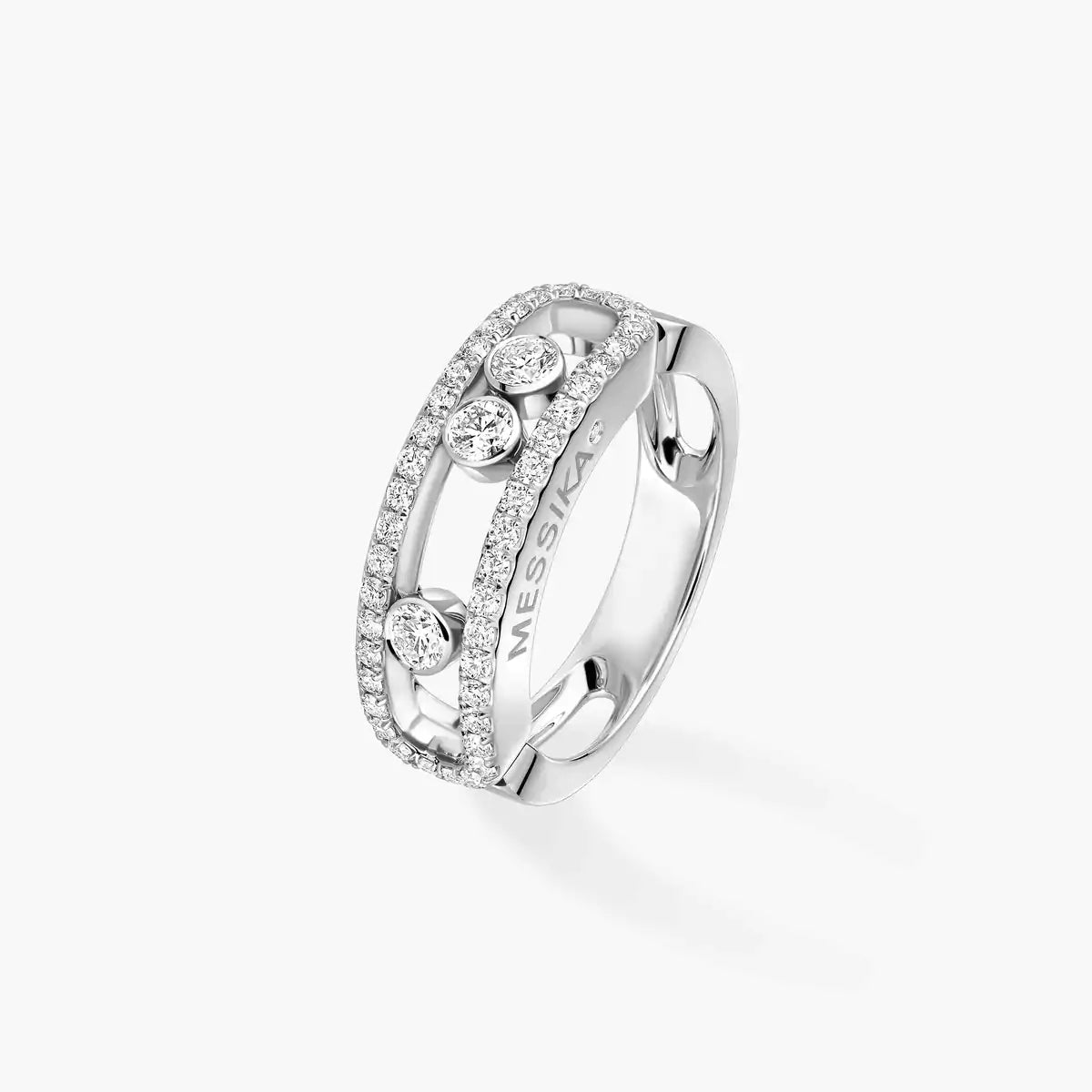 [AuraEcho] Move Gold Diamond Pave_ Ring