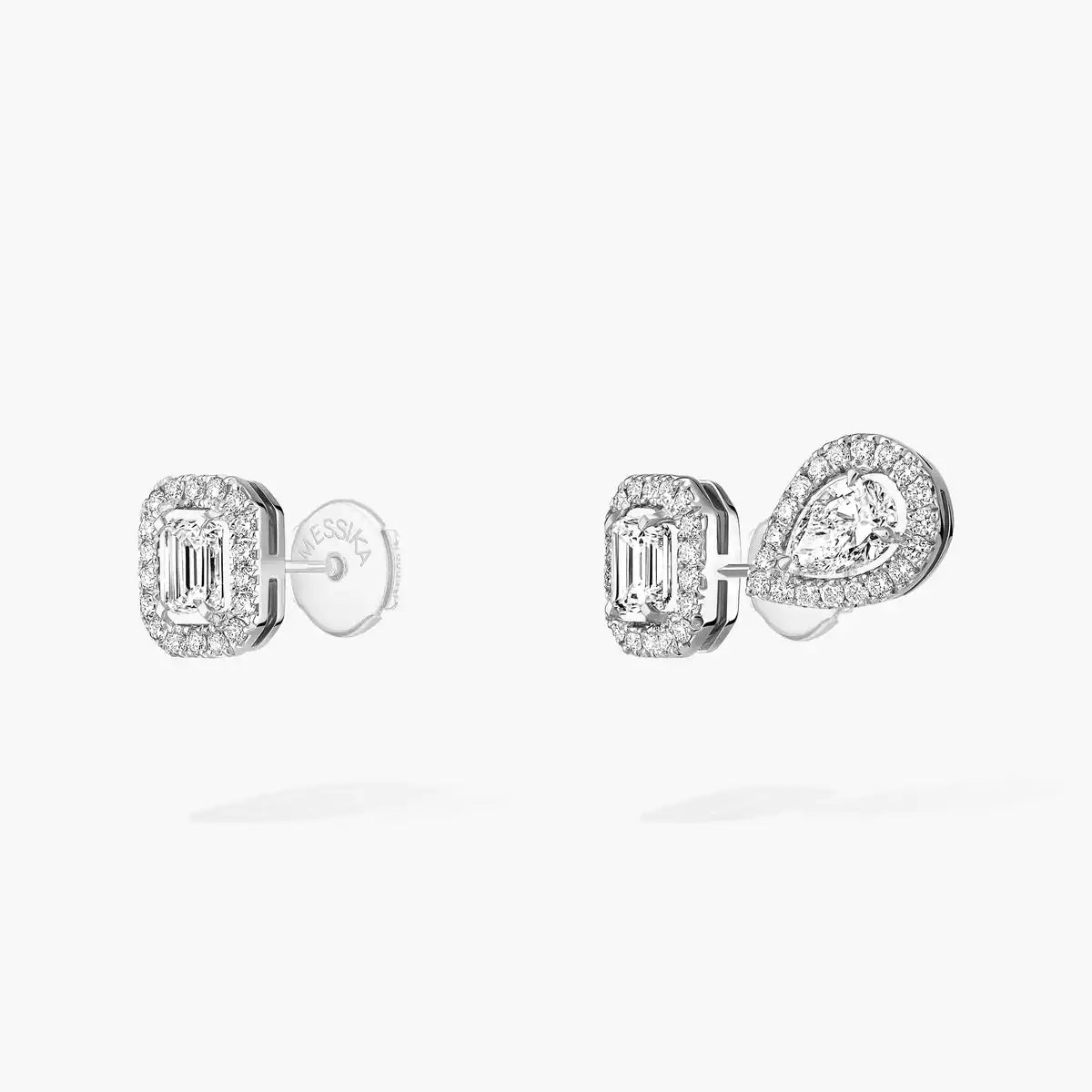 [AuraEcho]Diamond Earrings 0,10ct My Twin 1+2