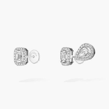 [AuraEcho]Diamond Earrings 0,10ct My Twin 1+2