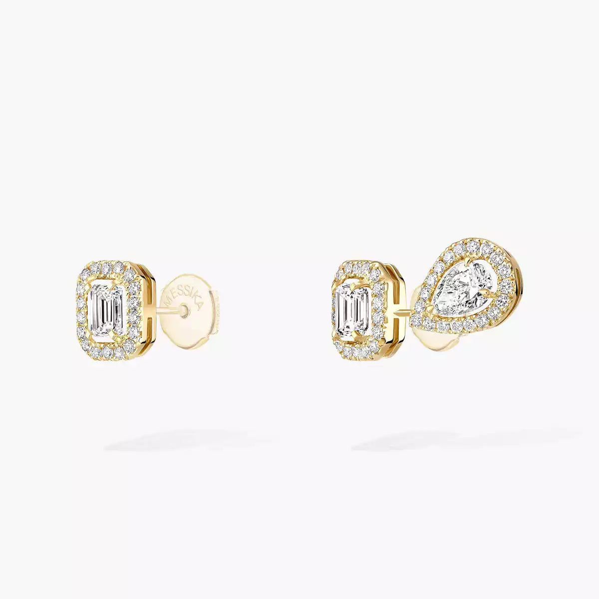[AuraEcho]Diamond Earrings 0,10ct My Twin 1+2