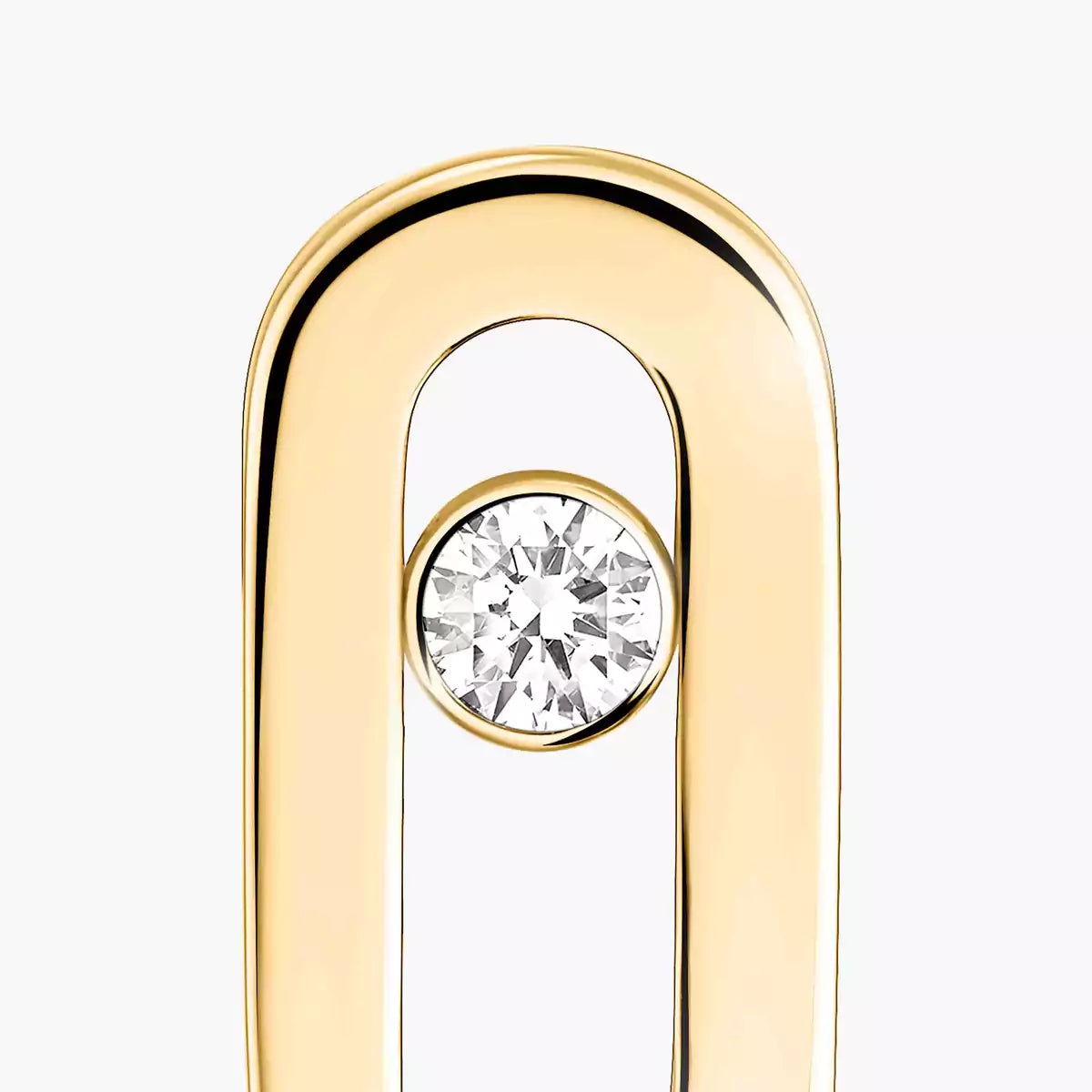 [AuraEcho]Move Uno Diamond Stud Earrings