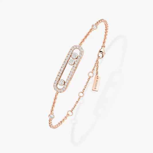 [AuraEcho]Pavé Baby Move Diamond Bracelet