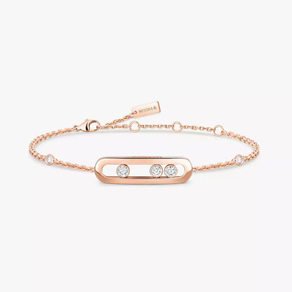 [AuraEcho]Baby Move Diamond Bracelet