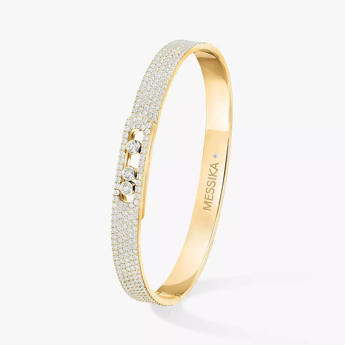 [AuraEcho]Move Noa Full Pavé Diamond Bangle Bracelet