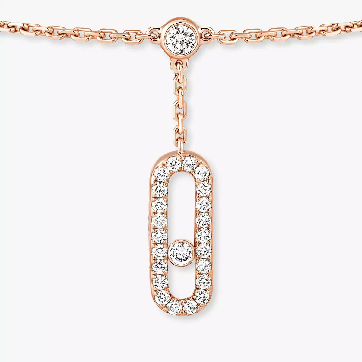 [AuraEcho] Move Uno pavé ankle bracelet