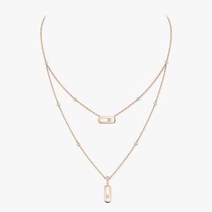 [AuraEcho] Move Uno Diamond Necklace