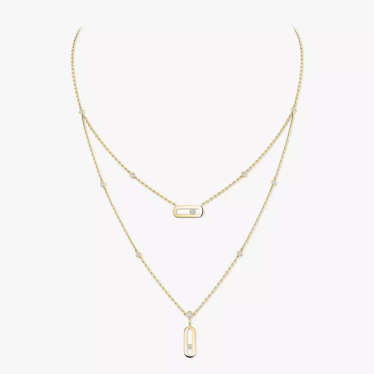 [AuraEcho] Move Uno Diamond Necklace